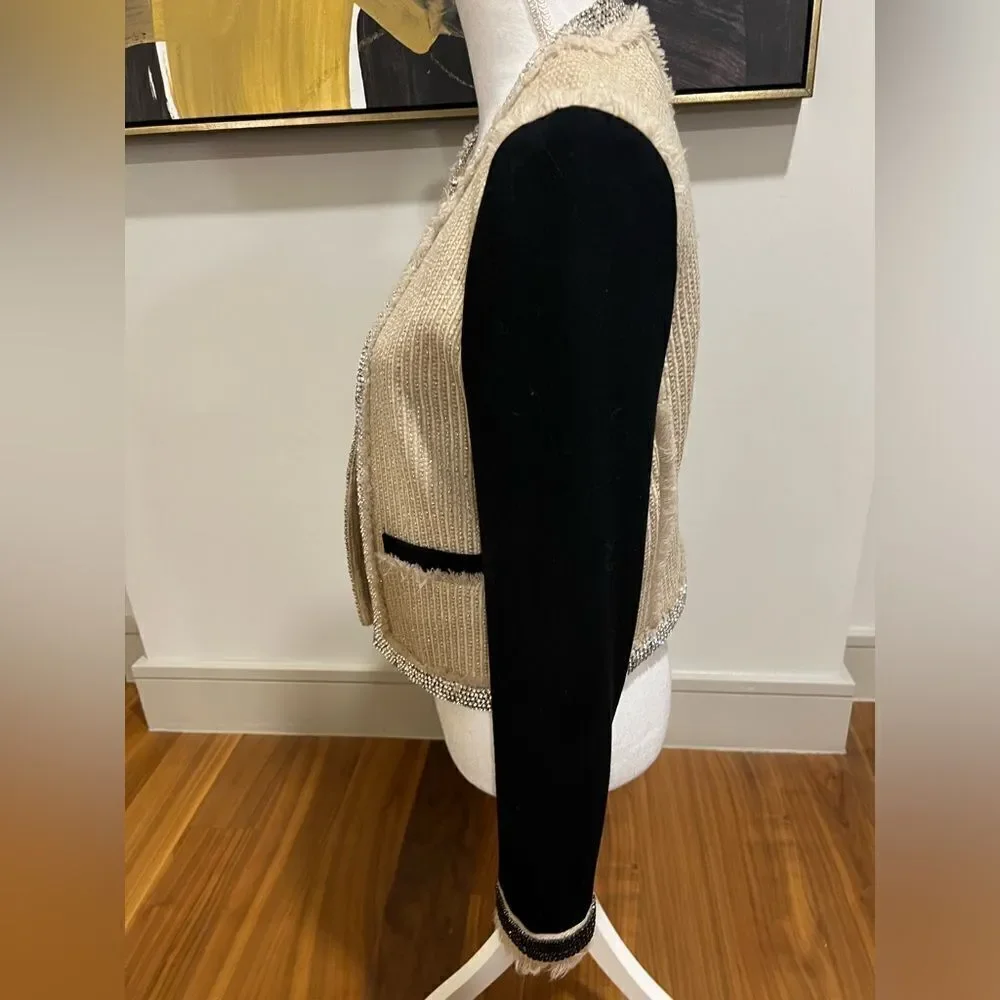 Tory Burch Sairy Bling jacket size 6 NWOT